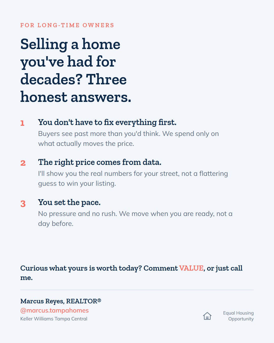 Selling a home you've had for decades