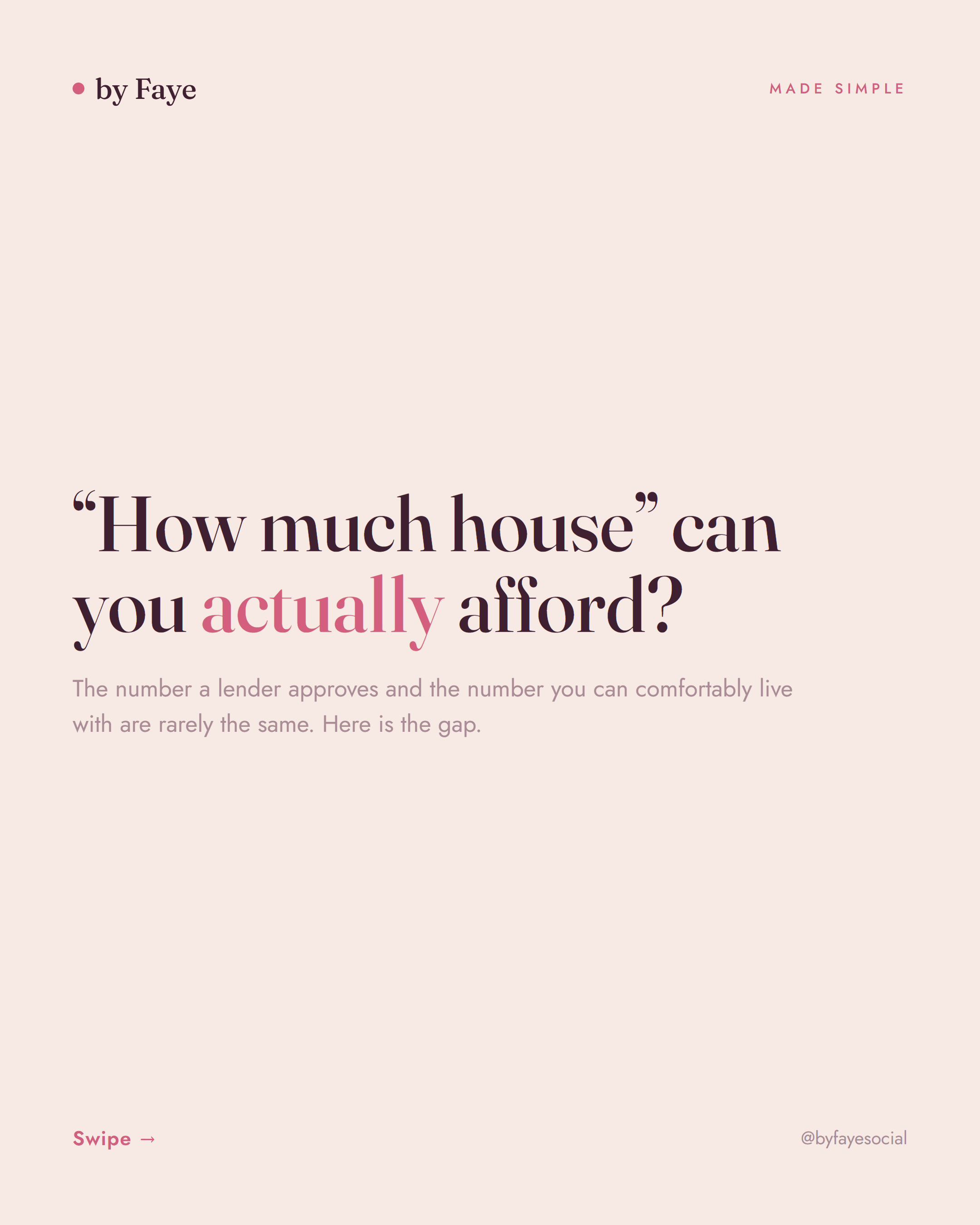Carousel cover, how much house can you actually afford